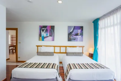 Suite met één slaapkamer en zeezicht — Waterfront Suites Phuket by Centara